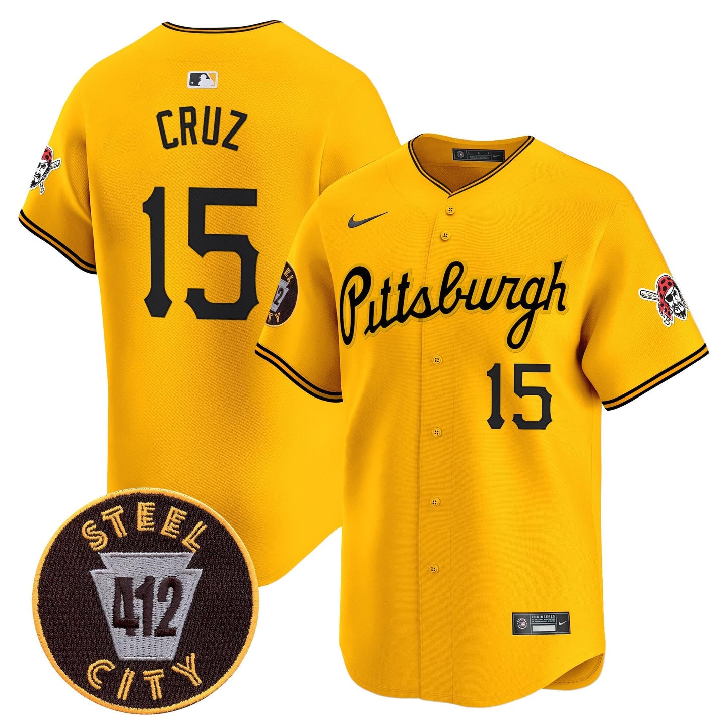 PIT 412 Patch Vapor Premier Limited Jersey V4 - All Stitched