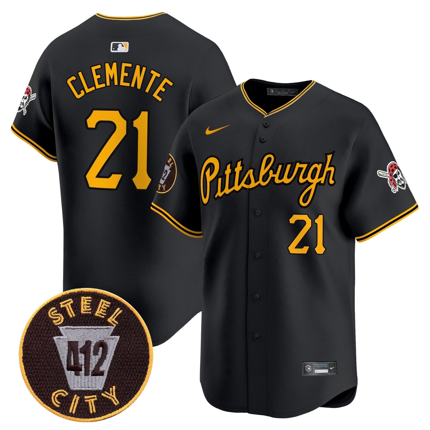 PIT 412 Patch Vapor Premier Limited Jersey V4 - All Stitched