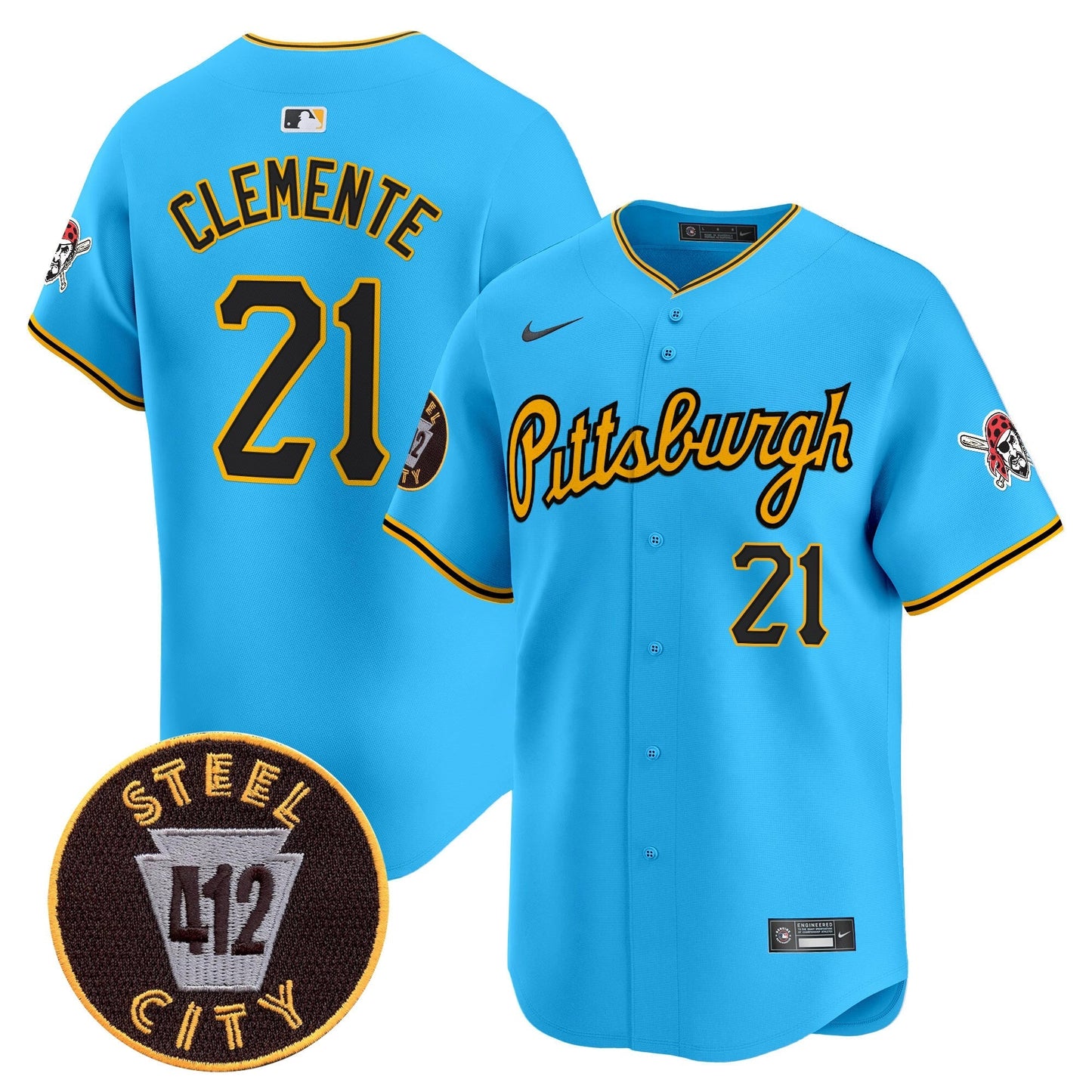 PIT 412 Patch Vapor Premier Limited Jersey V4 - All Stitched