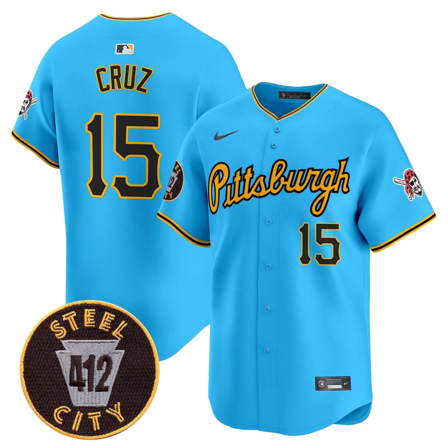 PIT 412 Patch Vapor Premier Limited Jersey V4 - All Stitched