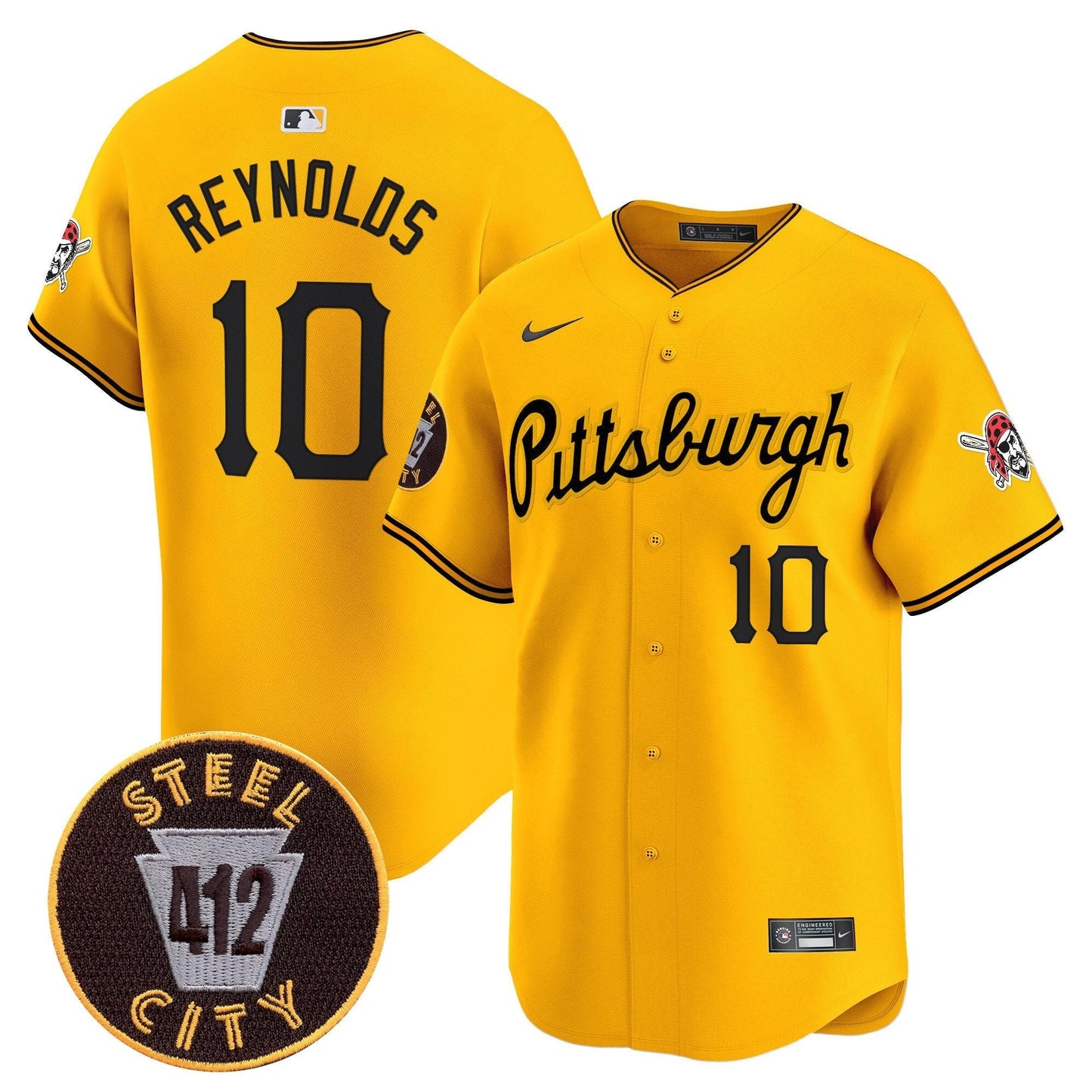 PIT 412 Patch Vapor Premier Limited Jersey V4 - All Stitched