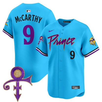 Men's Minnesota Vikings Prince Patch Vapor Premier Limited Jersey - All Stitched