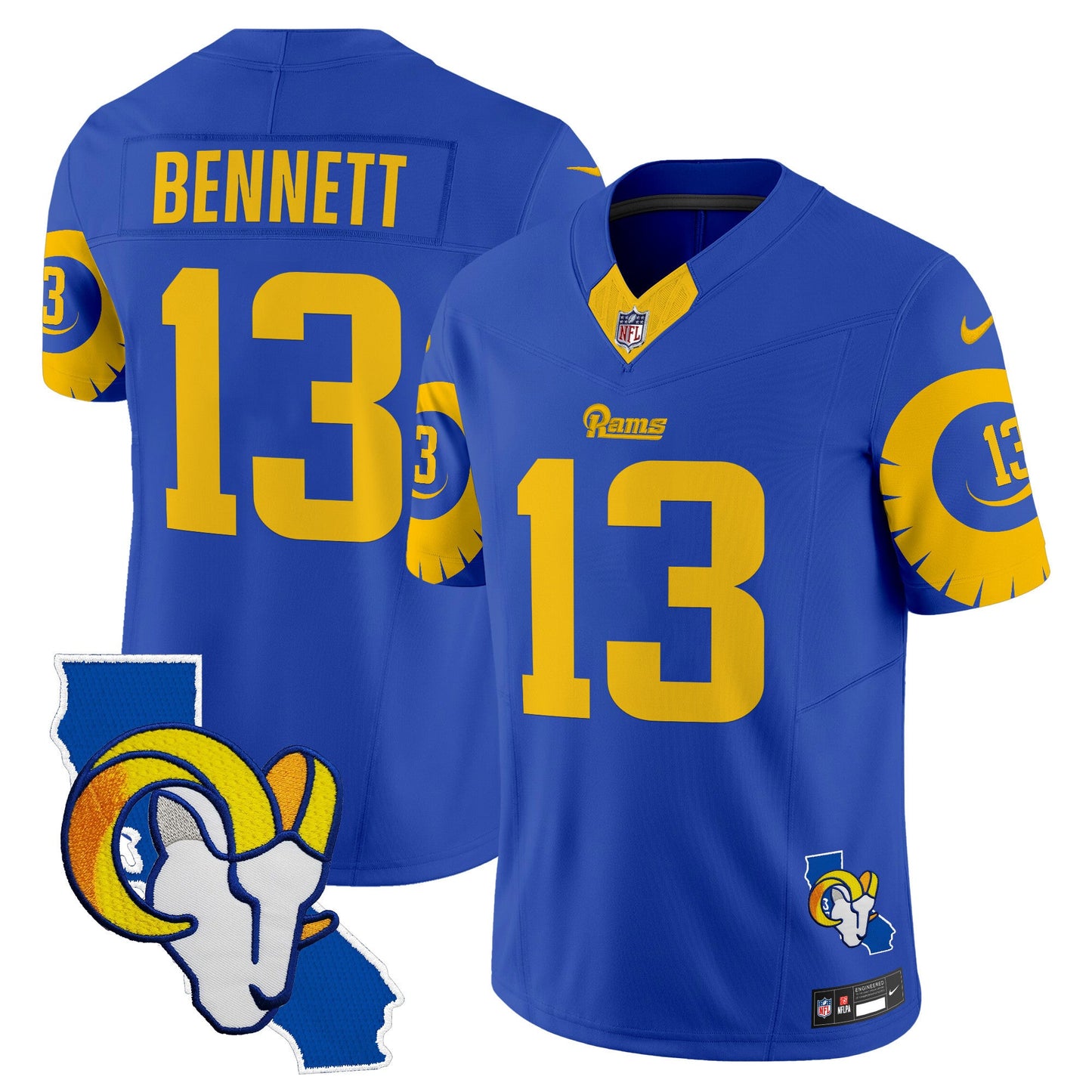 Men's Rams Special Vapor Limited Jersey V2 - All Stitched