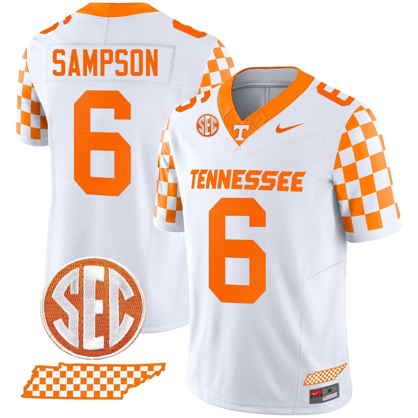 TENN 2024 Checkerboard Vapor Limited Jersey - All Stitched