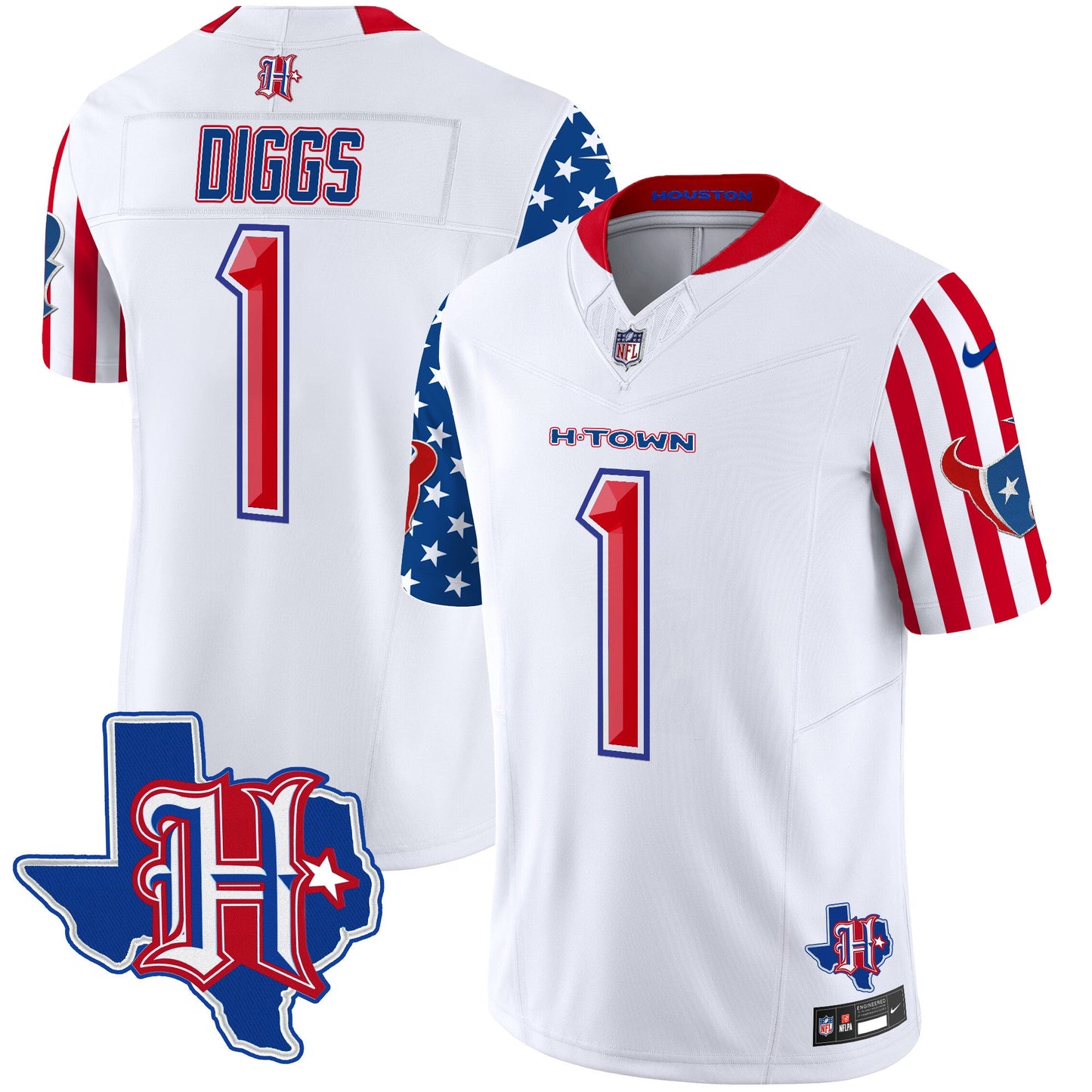 Men's Houston Texans American Style Vapor Limited Jersey - All Stitched