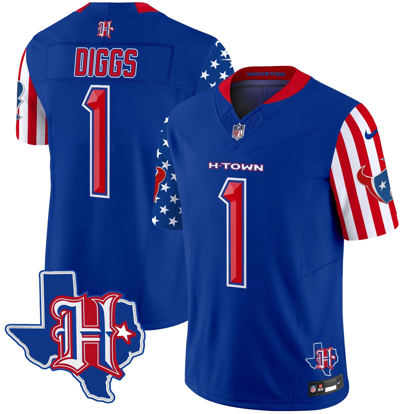 Men's Houston Texans American Style Vapor Limited Jersey - All Stitched