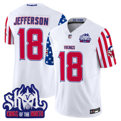 Men's Minnesota Vikings American Style Vapor Limited Jersey - All Stitched