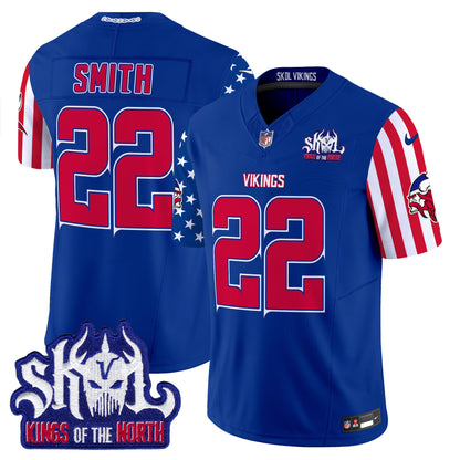 Men's Minnesota Vikings American Style Vapor Limited Jersey - All Stitched