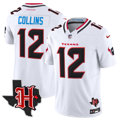 Men's Houston Texans 2026 Texas Patch Vapor Limited Jersey V5 - All Stitched