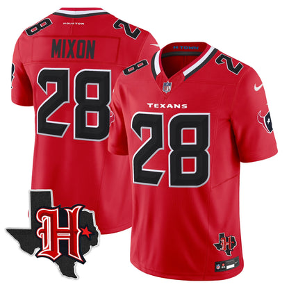 Men's Houston Texans 2026 Texas Patch Vapor Limited Jersey V5 - All Stitched