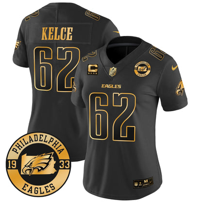 WoEagles 2024 Gold Vapor Limited Jersey - Est. 1933 Patch - All Stitched