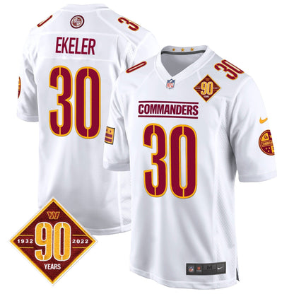 WAS 90th Anniversary Patch Game Jersey - All Stitched