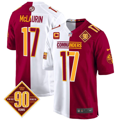 WAS 90th Anniversary Patch Game Jersey - All Stitched