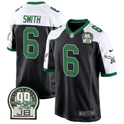 Eagles Jerome Brown Patch Kelly Green Alternate Game Jersey - All Stitched