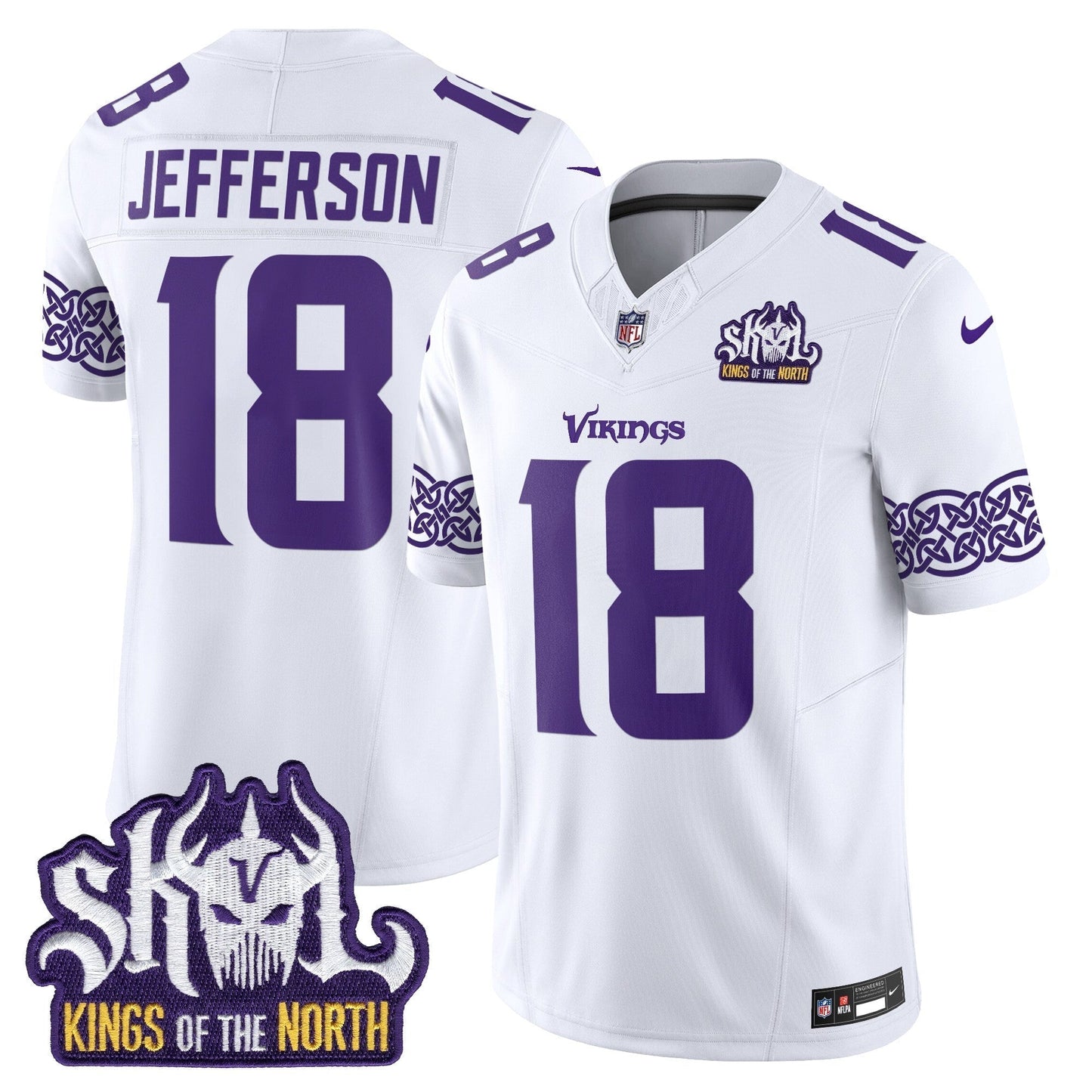 MIN King Of The North Patch Vapor Limited Jersey V2 - All Stitched
