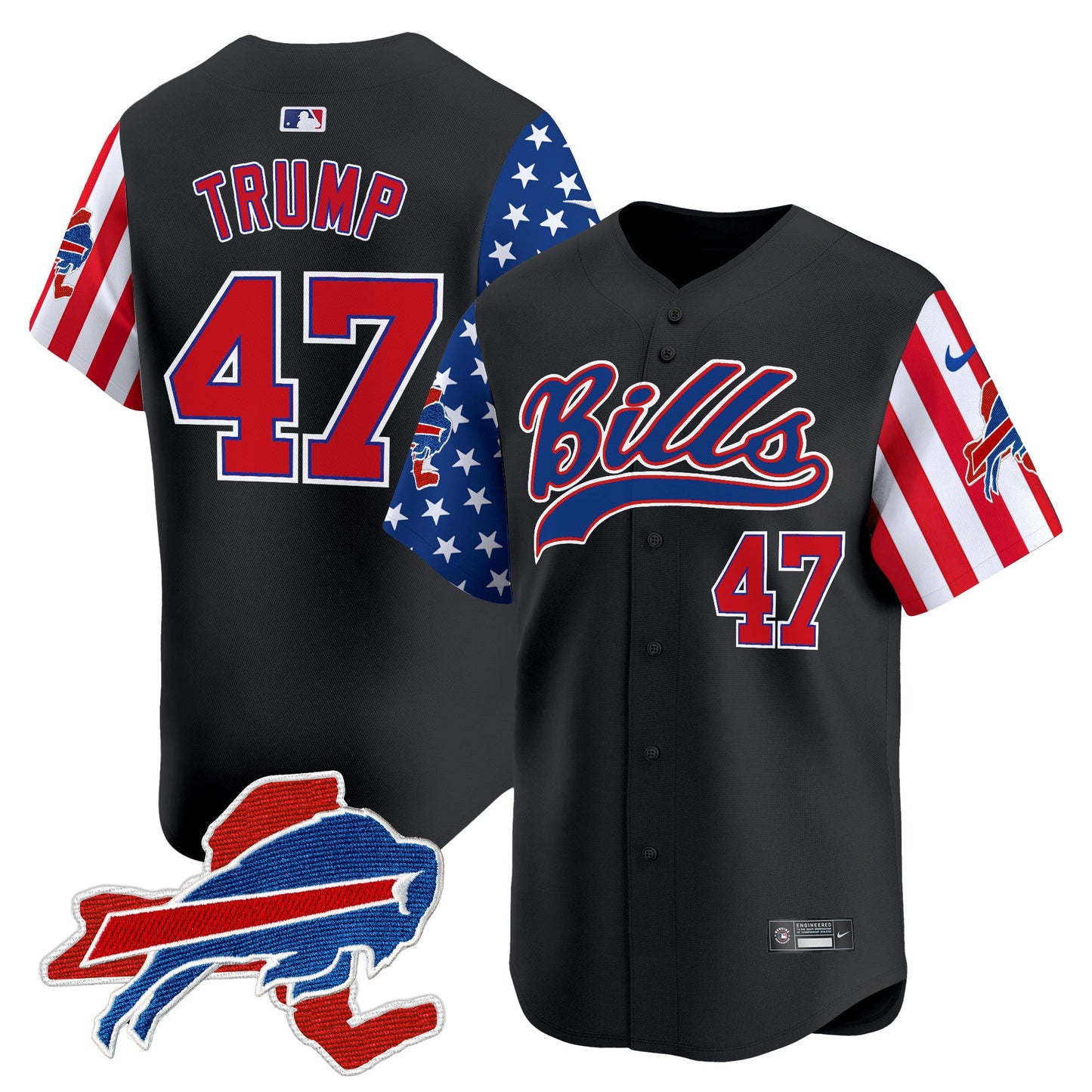Men's Buffalo Bills 2024 American Style Vapor Baseball Jersey - All Stitched