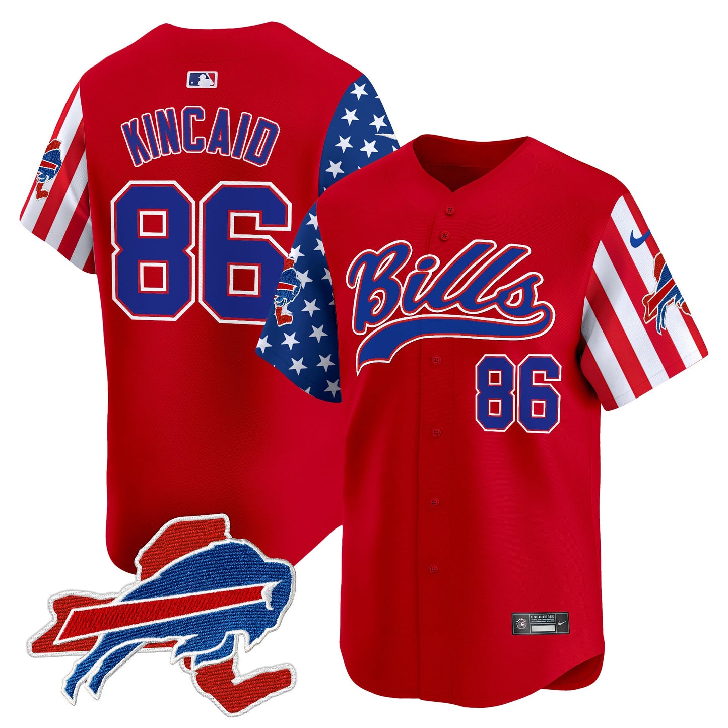 Men's Buffalo Bills 2024 American Style Vapor Baseball Jersey - All Stitched