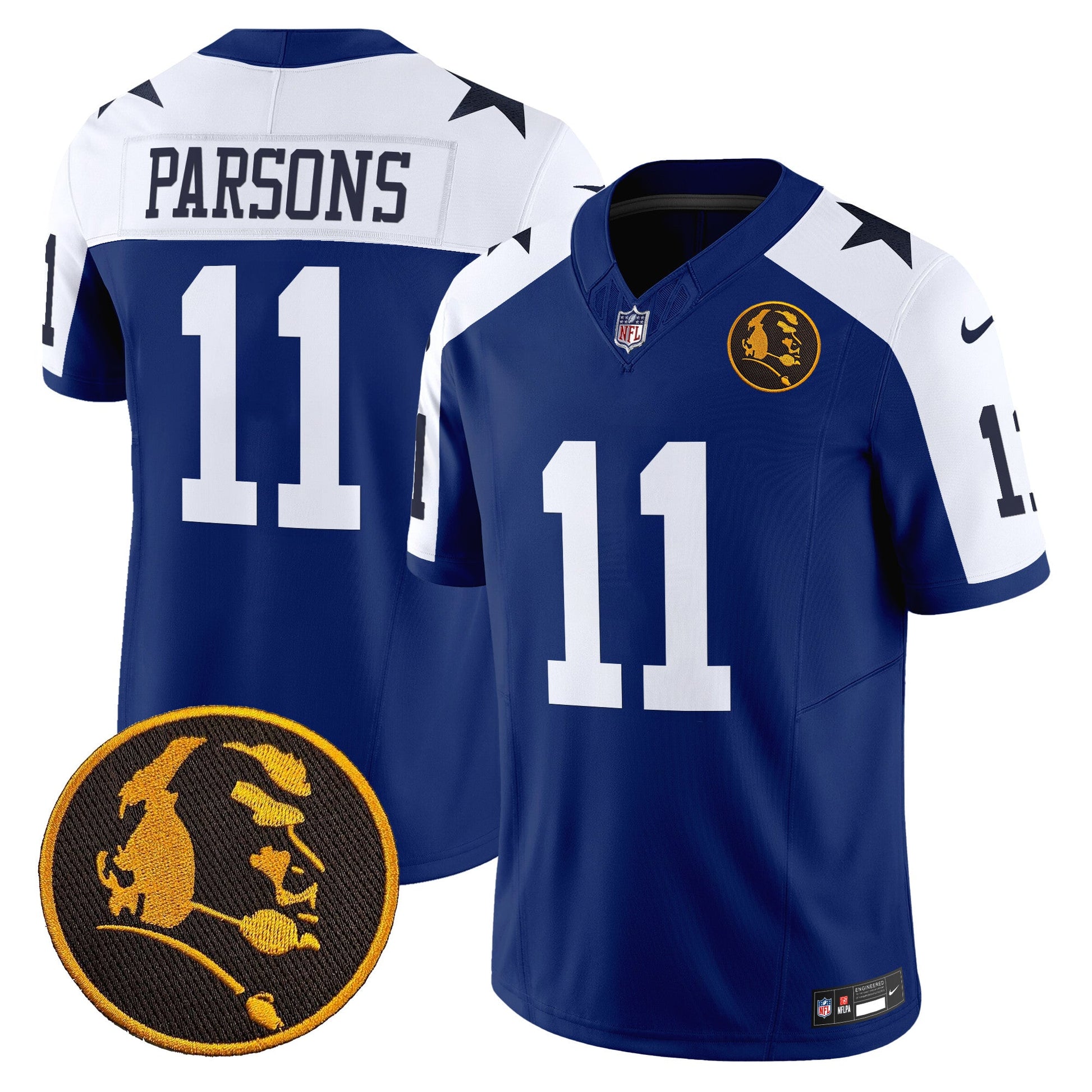 Men's Cowboys Texas & John Madden Patch Vapor Limited Jersey V2 - All Stitched