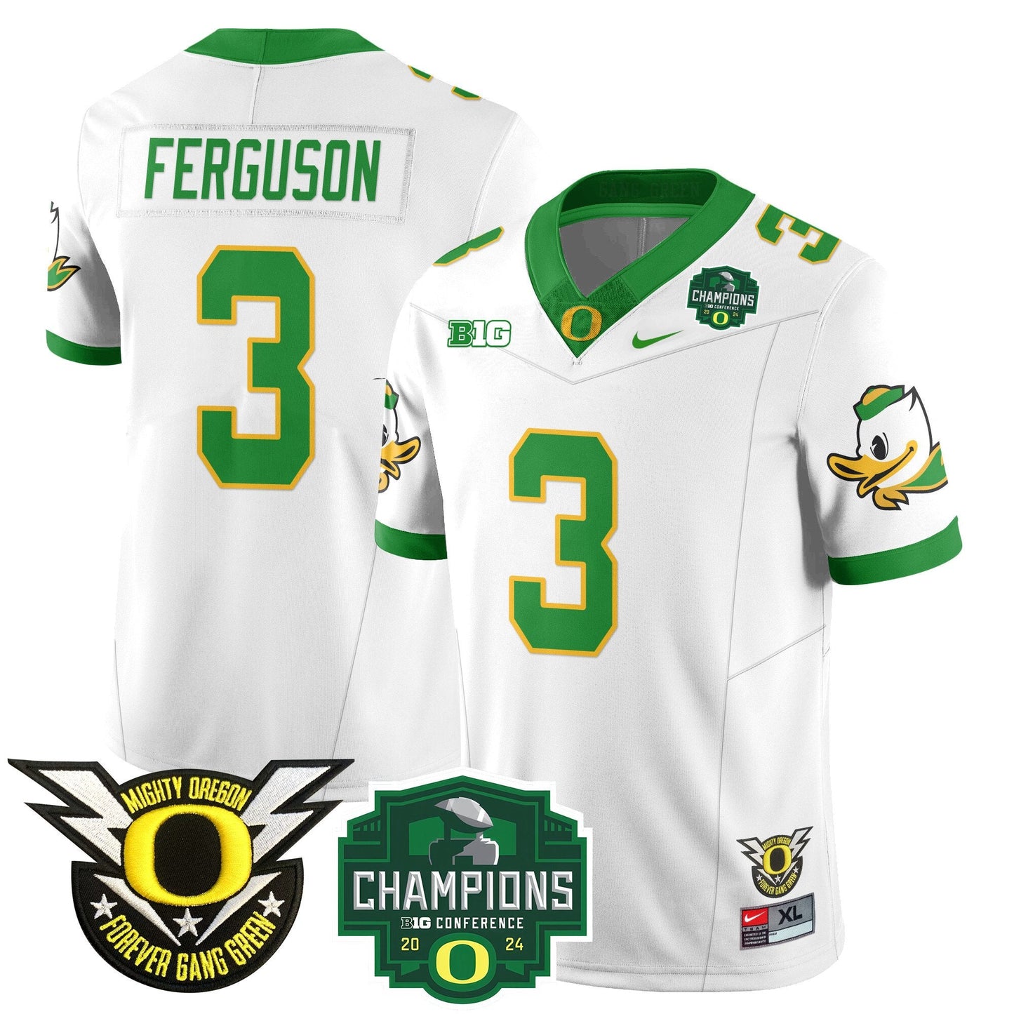 ORE 2024 Big Ten Champions Jersey - All Stitched