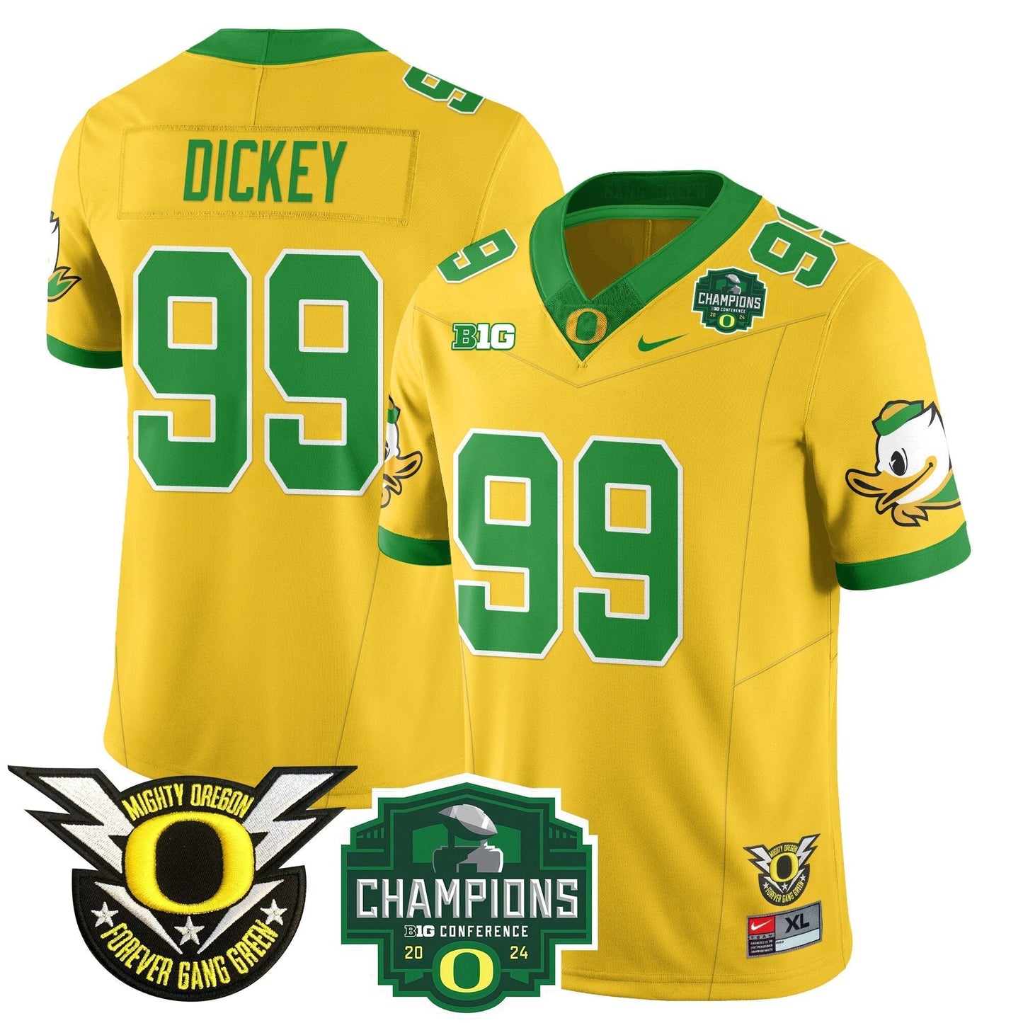 ORE 2024 Big Ten Champions Jersey - All Stitched