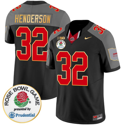 OSU Rose Bowl Gold Trim Vapor Limited Jersey - All Stitched