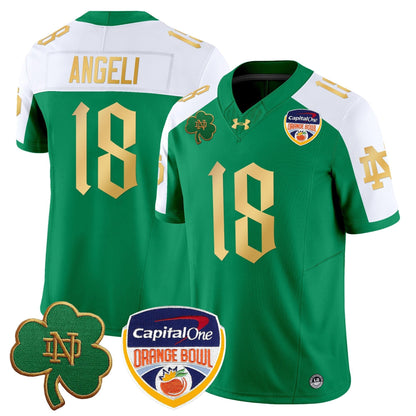 ND 2024 Orange Bowl Patch Vapor Limited Jersey V2 - All Stitched
