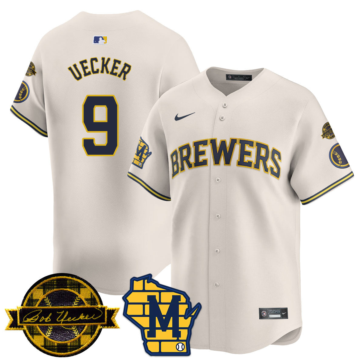 MIL 2025 Limited Jersey - Bob Uecker Patch - All Stitched