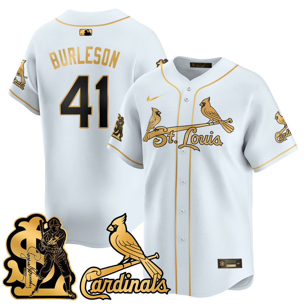 Men's St. Louis Cardinals Rogers Hornsby Jersey - All Stitched
