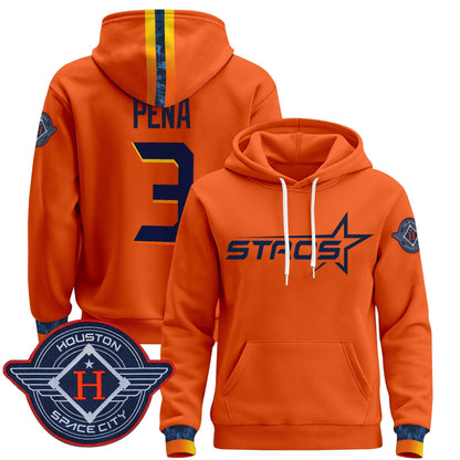Men's Houston Astros 2025 City Connect Pullover Hoodie - All Stitched