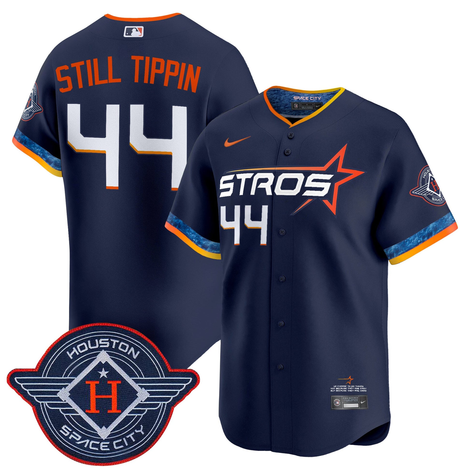 Men's Houston Astros 2025 City Connect Vapor Premier Limited Jersey - All Stitched