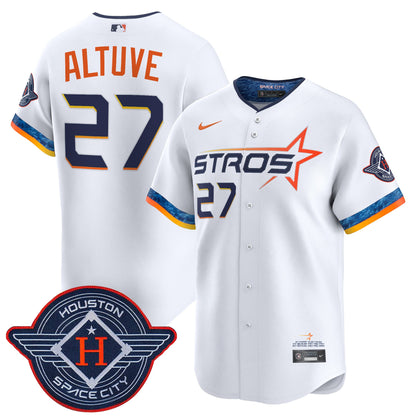 Men's Houston Astros 2025 City Connect Vapor Premier Limited Jersey - All Stitched