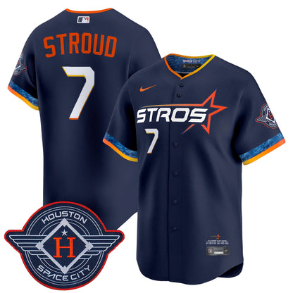 Men's Houston Astros 2025 City Connect Vapor Premier Limited Jersey - All Stitched