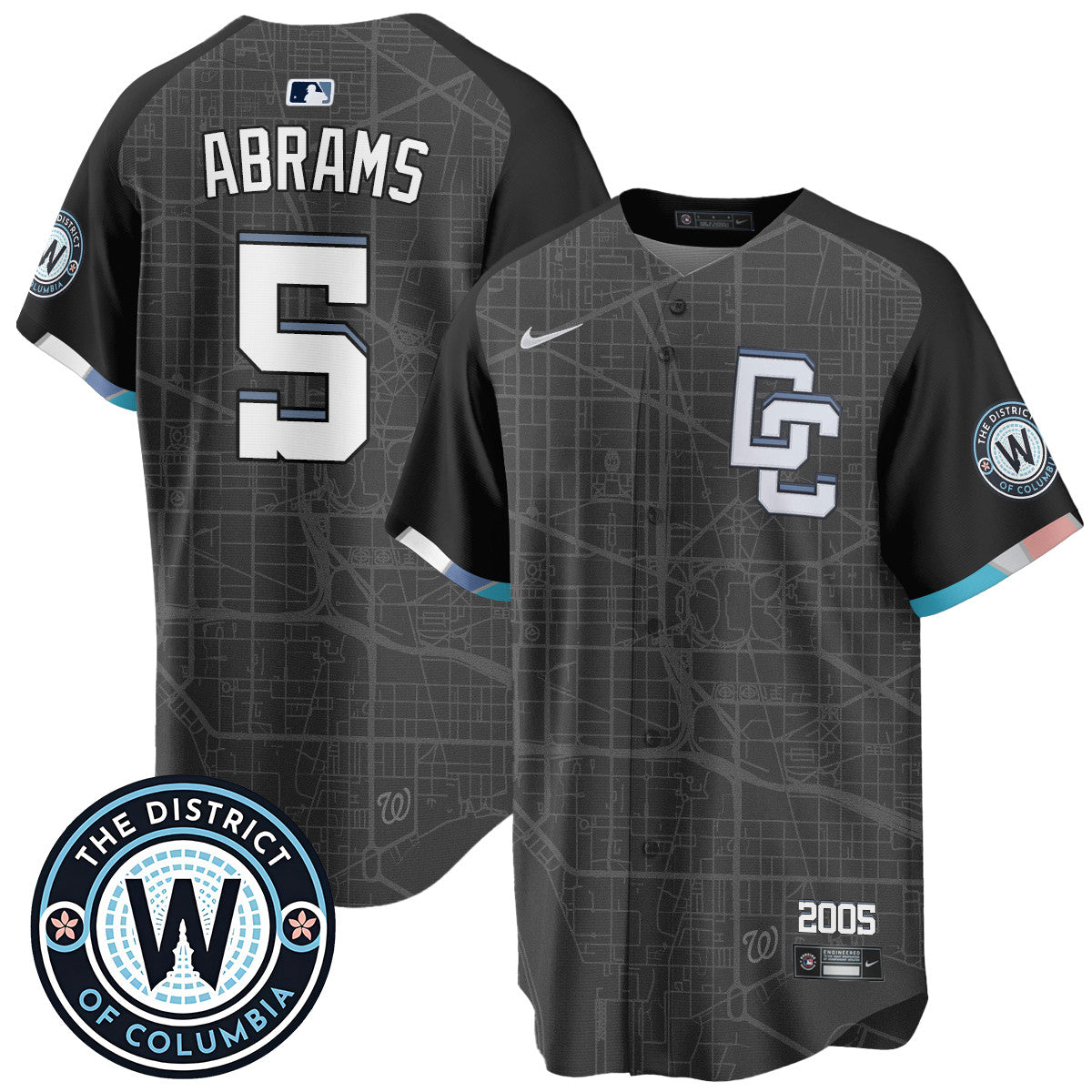 Men's Washington Nationals 2025 City Connect Limited Jersey - All Stitched