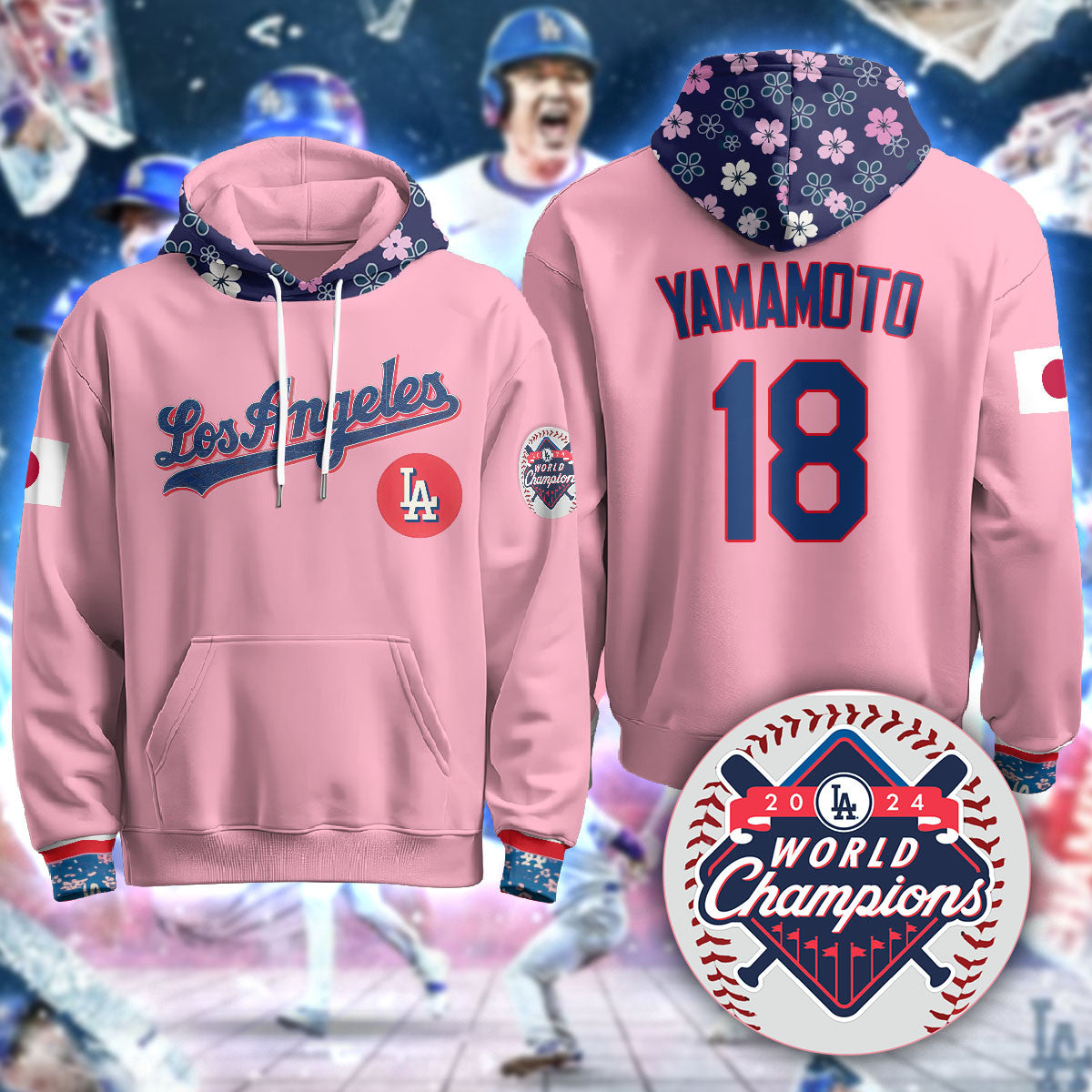 LAD Japanese Heritage Night Hoodie - All Stitched