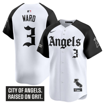 Men's Los Angeles Angels 'Gothic Halo Edition' Vapor Premier Limited Jersey - All Stitched
