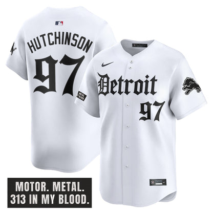 Men's Detroit Lions 'Motor Gothic Edition' Vapor Premier Limited Jersey - All Stitched