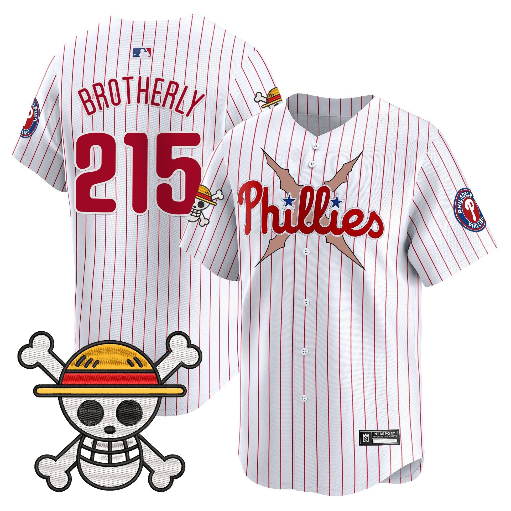 Men's Philadelphia Phillies x One Piece 2025 Vapor Premier Limited Jersey - All Stitched
