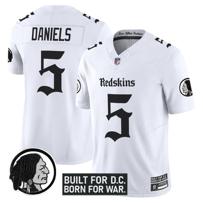 Men's Washington Redskins 'Gothic Capital Edition' Vapor Limited Jersey V2 - All Stitched