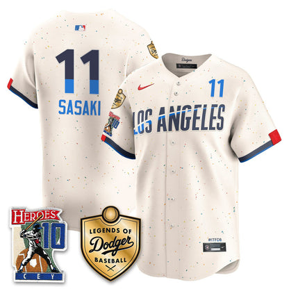 Men's Dodgers Ron Cey "Legends Of Dodgers Baseball" Jersey - All Stitched
