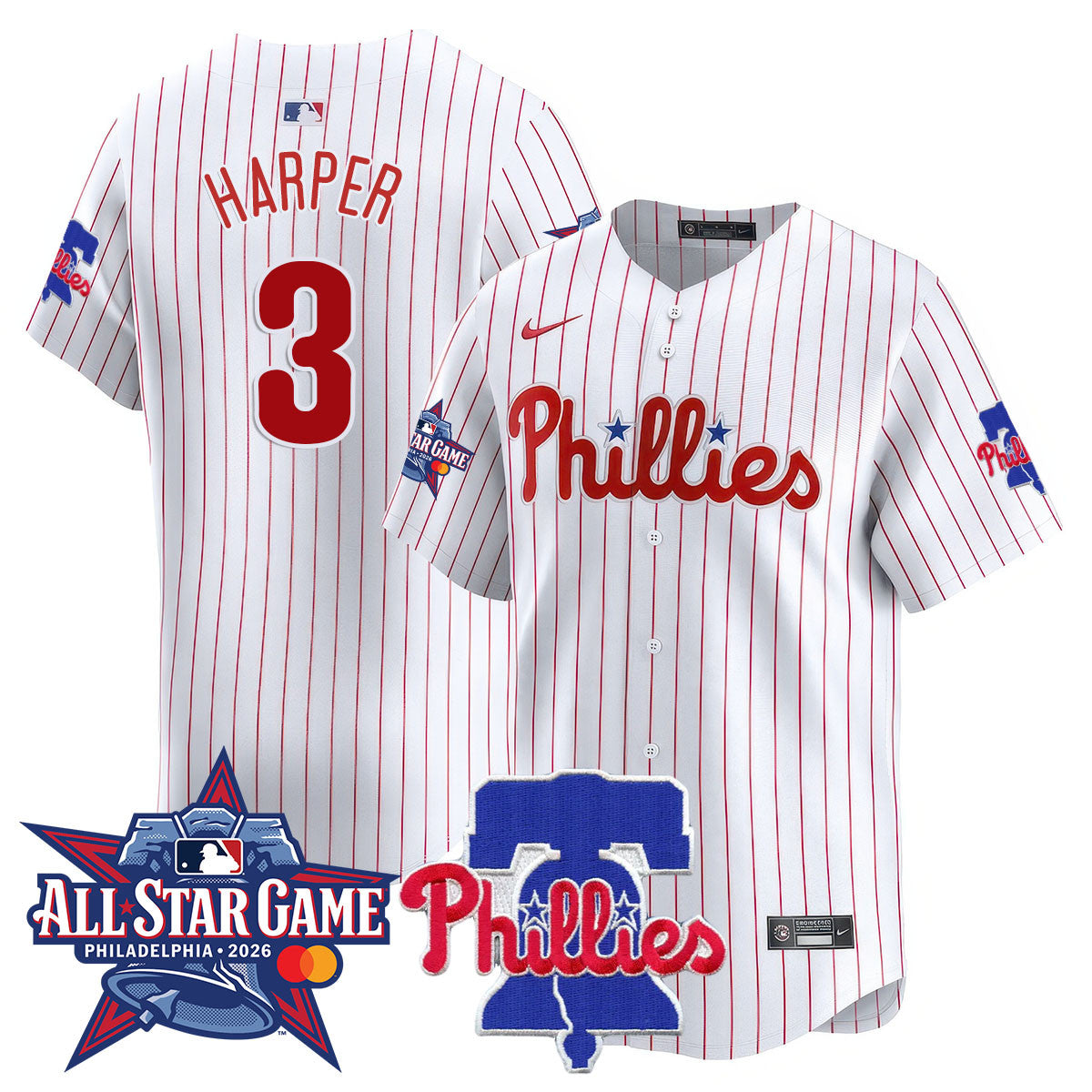 PHI 2026 MLB All-Star Jersey - All Stitched