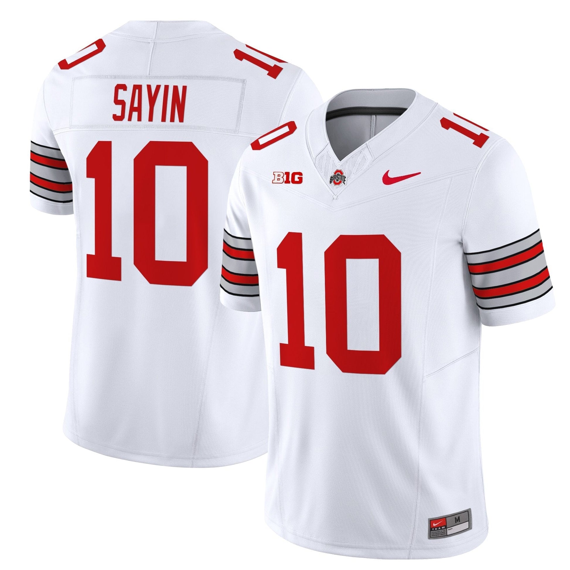 Men's Ohio State Buckeyes 'Heritage Stripe' 2025/26 Vapor Limited Jersey - All Stitched