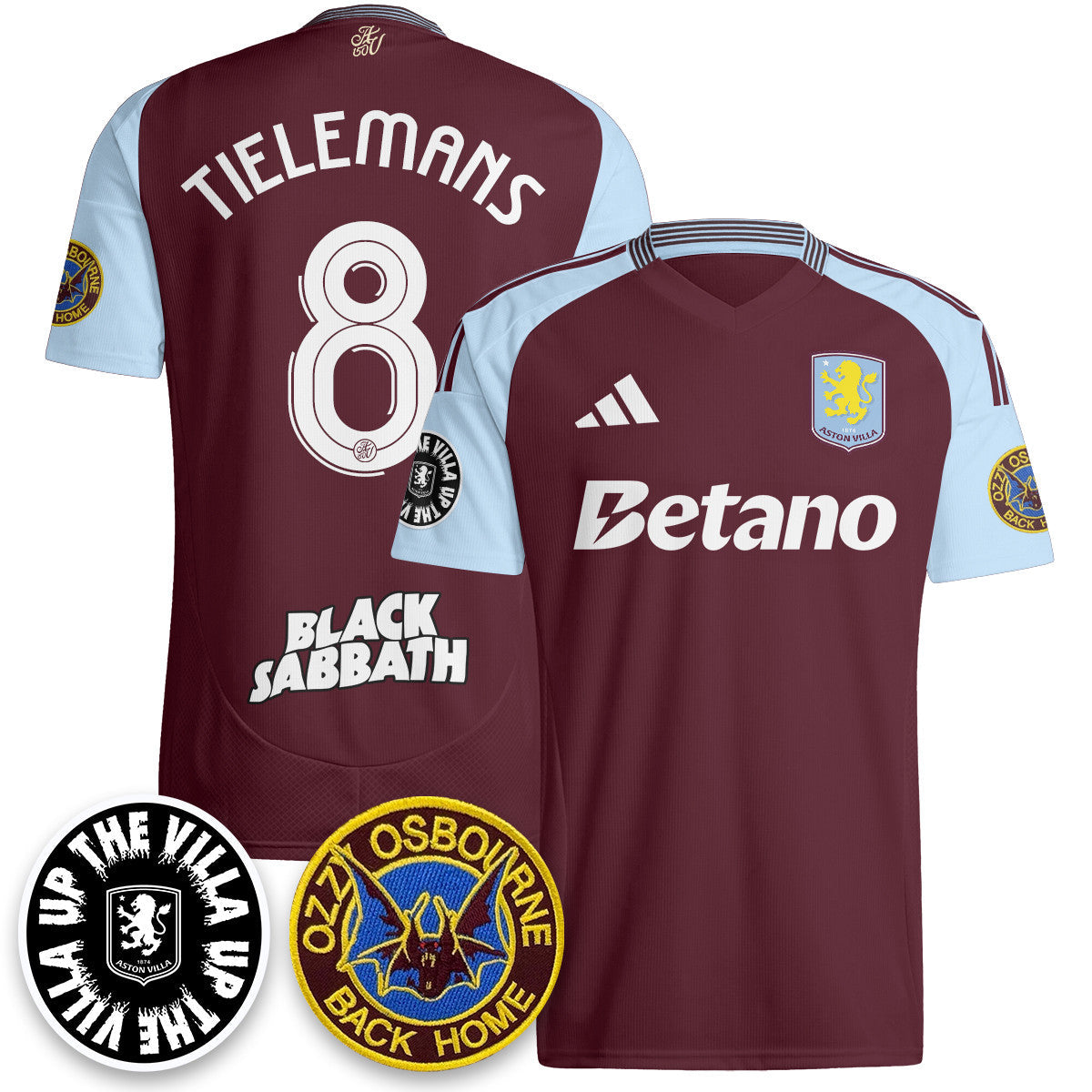 Aston Villa Ozzy Osbourne Back Home Jersey - Printed