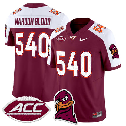 Men's Virginia Tech Hokies 2025 Vapor Limited Jersey - All Stitched