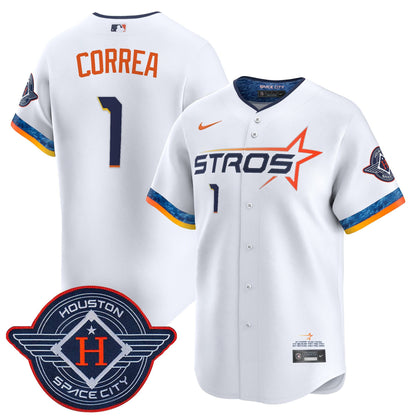 Men's Houston Astros 2025 City Connect Vapor Premier Limited Jersey - All Stitched