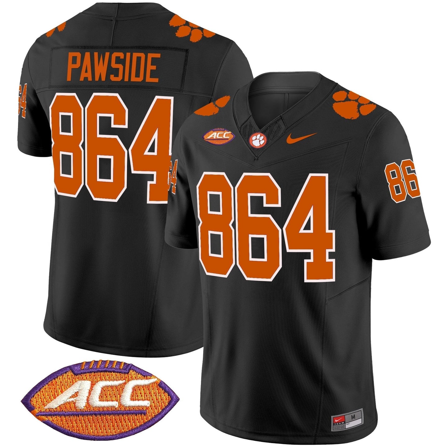 Men's Clemson Tigers 2025 Vapor Limited Jersey - All Stitched