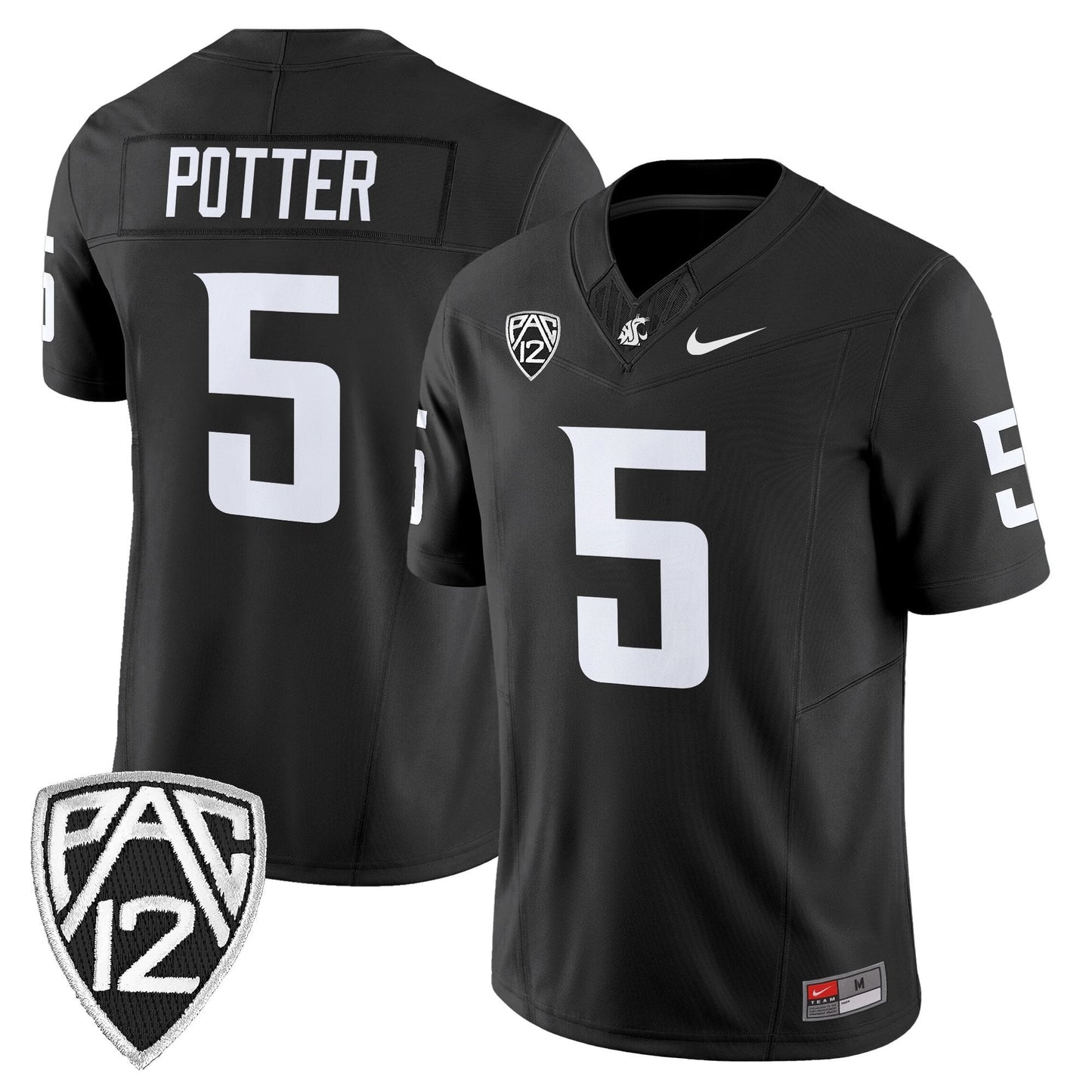Men's Washington State Cougars 2025 Vapor Limited Jersey - All Stitched