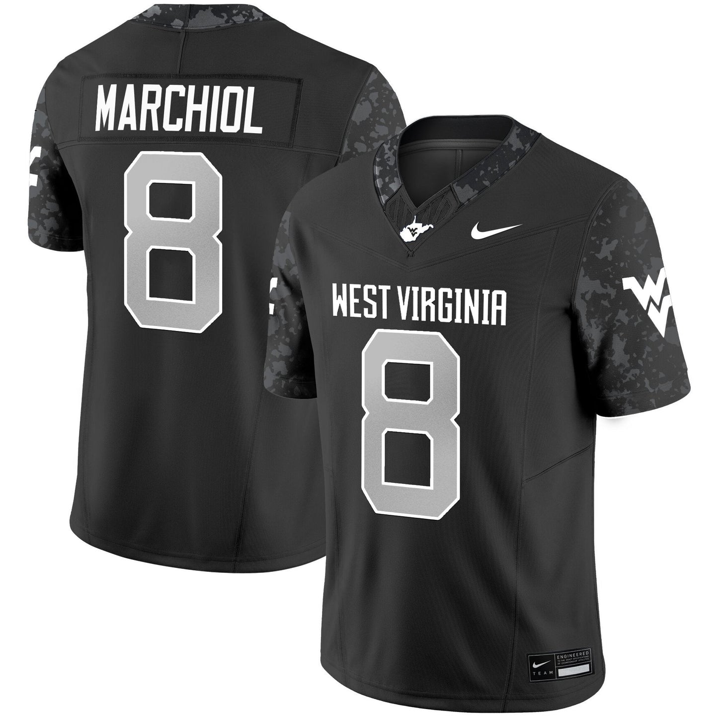 Men's West Virginia Mountaineers 2025 Vapor Limited Jersey - All Stitched