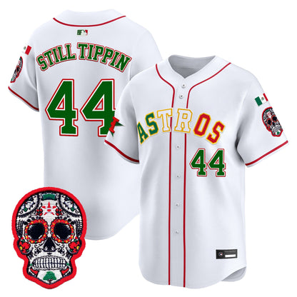 Houston Astros Mexico 2025 'Día de los Muertos Edition' Vapor Premier Limited Jersey - All Stitched