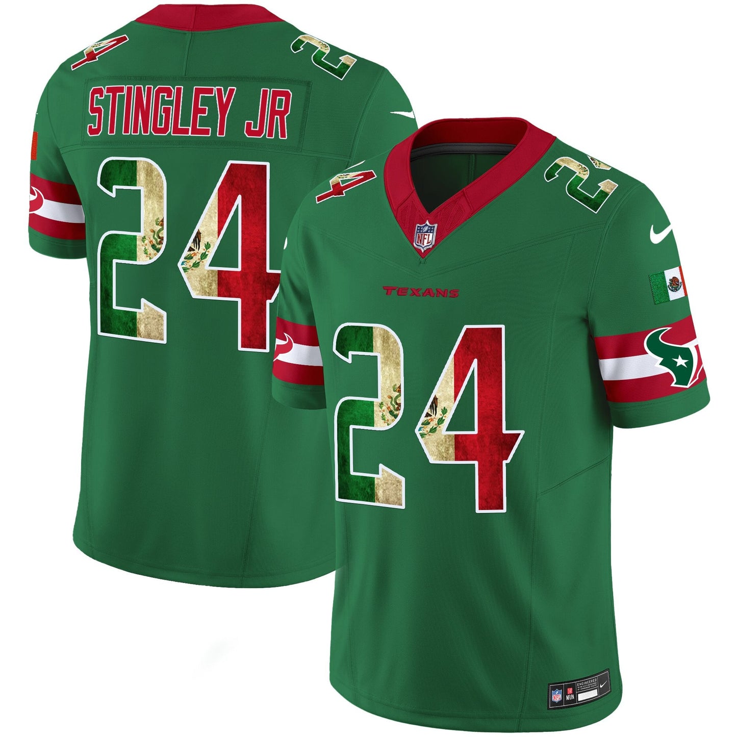 Men's Houston Texans 2025 Mexico Vapor Limited Jersey - All Stitched