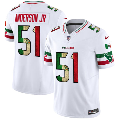 Men's Houston Texans 2025 Mexico Vapor Limited Jersey - All Stitched